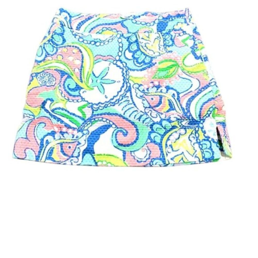 Lilly Pulitzer Conch Republic Women's Skort Size 0 Multicolor Summer Casual